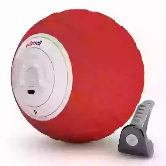 Pulseroll 4 Speed Vibrating Single Ball - Red